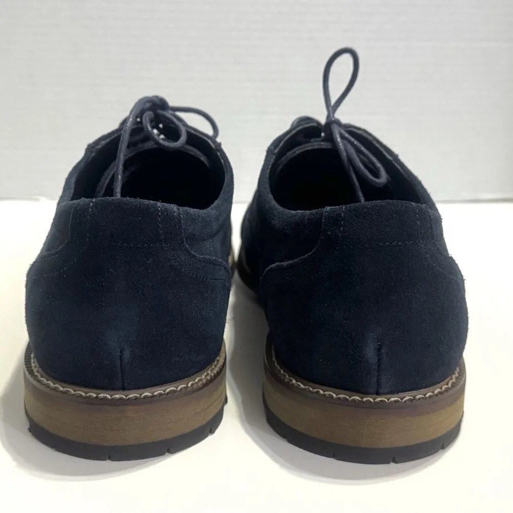 New Carlo Morandi Tony Oxford Suede Leather Shoes Size:10D  display picture 1